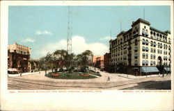 Washington Boulevard and Hotel Cadillac Detroit, MI Postcard Postcard Postcard