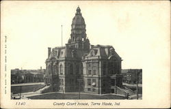 County Court House Terre Haute, IN Postcard Postcard Postcard