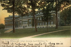 Williams Hall, Lehigh University Postcard