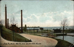 Water Works and Yacht Club House Erie, PA Postcard Postcard Postcard