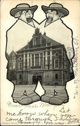 German House Postcard