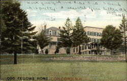 Odd Fellows Home Concord, NH Postcard Postcard Postcard
