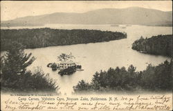 Camp Carnes, Websters Cove, Asquam Lake Postcard