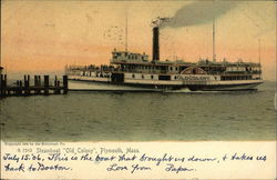 Steamboat "Old Colony" Postcard