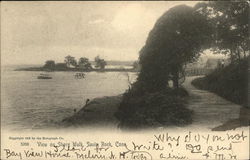 View on Shore Walk, Savin Rock West Haven, CT Postcard Postcard Postcard