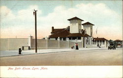 New Bath House Lynn, MA Postcard Postcard Postcard