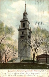 Evacuation Monument, Dorchester Heights Boston, MA Postcard Postcard Postcard