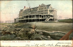 The Colonial Arms East Gloucester, MA Postcard Postcard Postcard