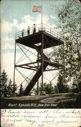 New Iron Tower, Mount Agassiz Bethlehem, NH Postcard Postcard Postcard