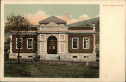 Berlin Public Library New Hampshire Postcard Postcard Postcard