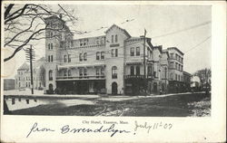 View of City Hall Taunton, MA Postcard Postcard Postcard