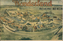 Wonderland Revere Beach, MA Postcard Postcard Postcard