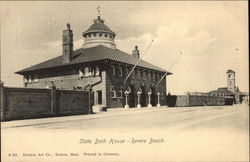 State Bath House Revere Beach, MA Postcard Postcard Postcard
