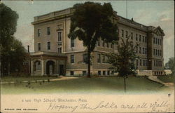 High School Winchester, MA Postcard Postcard Postcard