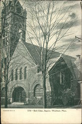 Beth Eden Baptist Church Waltham, MA Postcard Postcard Postcard