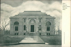 Public Library Building Postcard