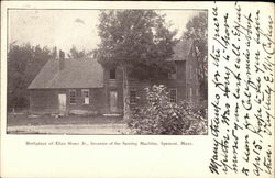 Birthplace of Elias Howe Junior Postcard