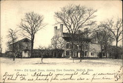 Old Royall House, Showing Slave Oumarters Postcard