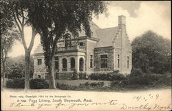 Fogg Library South Weymouth, MA Postcard Postcard Postcard