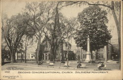 Second Congregational Church and Soldier's Monument Second Congregational Church and Soldier's Monument