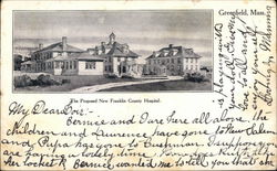 Proposed New Franklin County Hospital Greenfield, MA Postcard Postcard Postcard