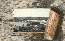 Rock's Bridge, Rocks Village Postcard