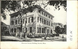 Historical Society Building Beverly, MA Postcard Postcard Postcard