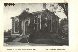 Public Library Braintree, MA Postcard Postcard Postcard