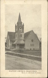 View of Baptist Church Postcard