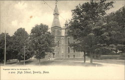 High School Beverly, MA Postcard Postcard Postcard