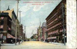 Harrisburg's Business St. Postcard
