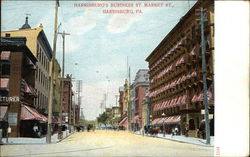 Market Street Harrisburg, PA Postcard Postcard Postcard