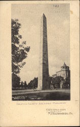 Dauphin County Soldiers Monument Postcard