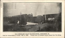 Old Cumberland Valley Railroad Bridge Postcard