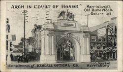 Arch in Court of Honor Postcard