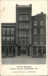 Floyd Building, Market Square Postcard