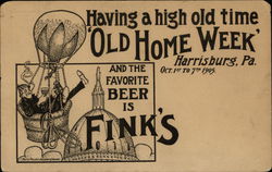 Having a high old time, 'Old Home Week', Oct. 1st to 7th 1905 Postcard