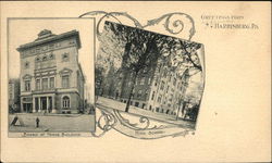 Board of Trade Building and High School Postcard