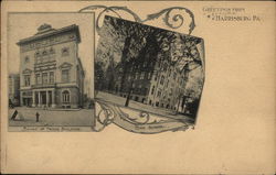 Board of Trade Building and High School Postcard