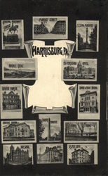 Greetings from Harrisburg Postcard