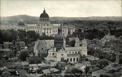 New Capitol and Surroundings from the Susuquehanna Postcard