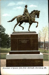 Monument of General John Fred. Hartranft Postcard