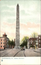 Soldiers Monument Postcard