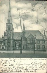 Presbyterian Church, cor. 3rd and Pine Streets Harrisburg, PA Postcard Postcard Postcard