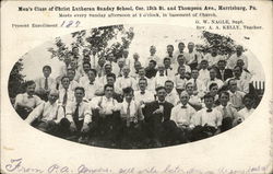 Men's Class of Christ Lutheran Sunday School Postcard