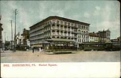 Market Square Harrisburg, PA Postcard Postcard Postcard