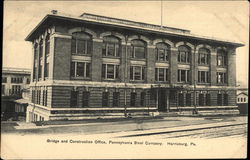 Bridge and Construction Office, Pennsylvania Steel Company Postcard