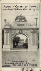 Arch in Court of Honor Postcard