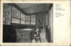 Security Trust Company - Patrons Consultation Room Postcard