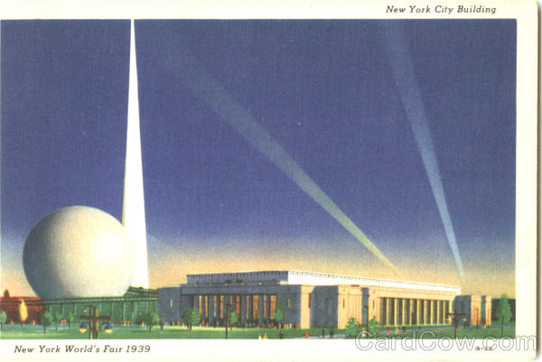 New York City Building 1939 NY World's Fair